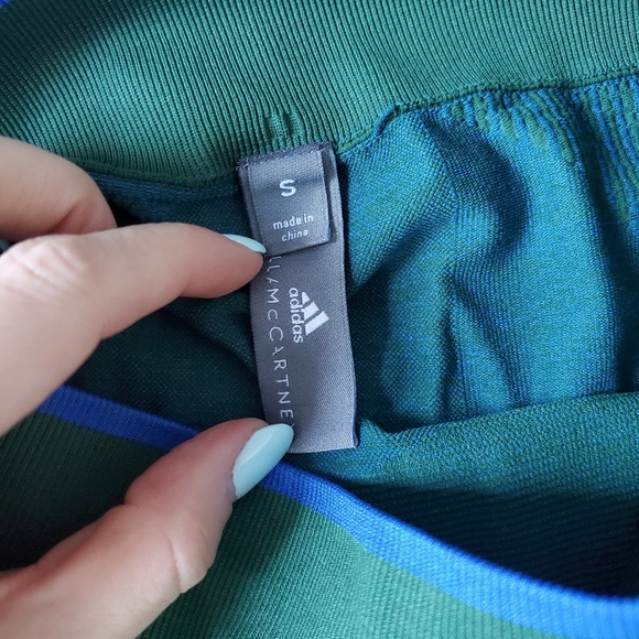 Adidas By Stella McCartney | Seamless Training Leggings Size S In Green - Picture 14 of 16